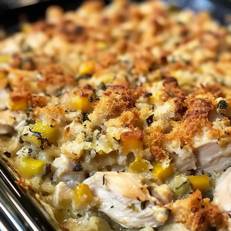 Chicken and Stuffing Casserole Recipe
