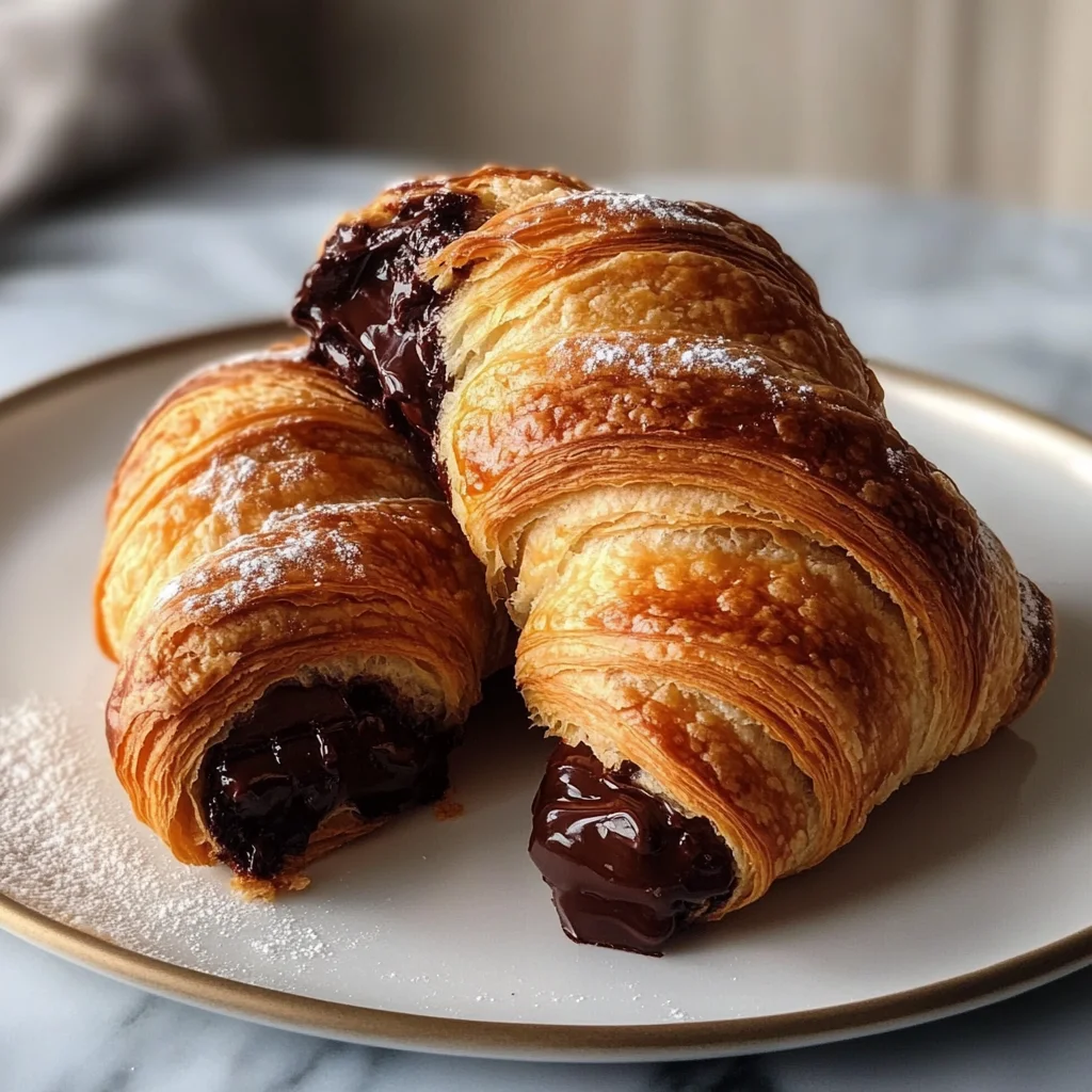 Chocolate Croissants from Scratch Recipe