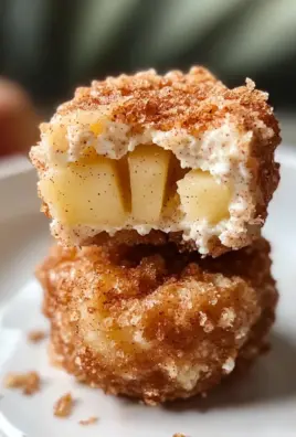 Cinnamon Apple Cottage Cheese Bites