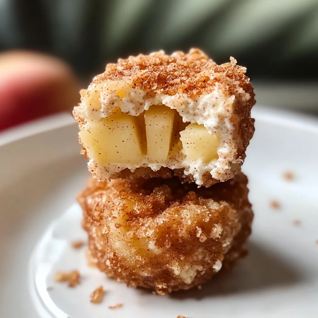 Cinnamon Apple Cottage Cheese Bites