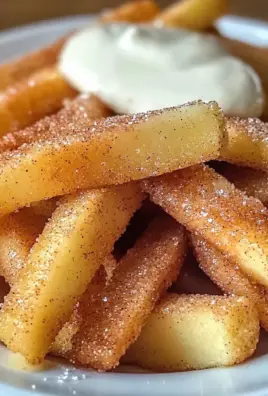 Cinnamon Sugar Apple Fries