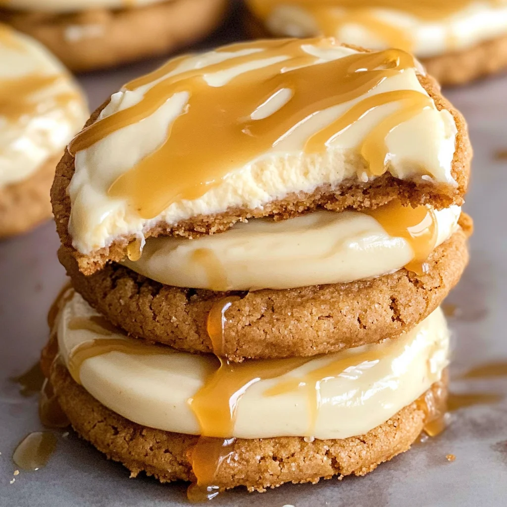 Copycat Crumbl Salted Caramel Cheesecake Cookies