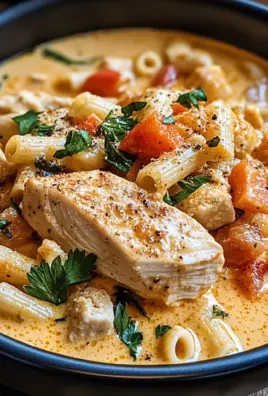 Creamy Cajun Chicken Pasta Soup