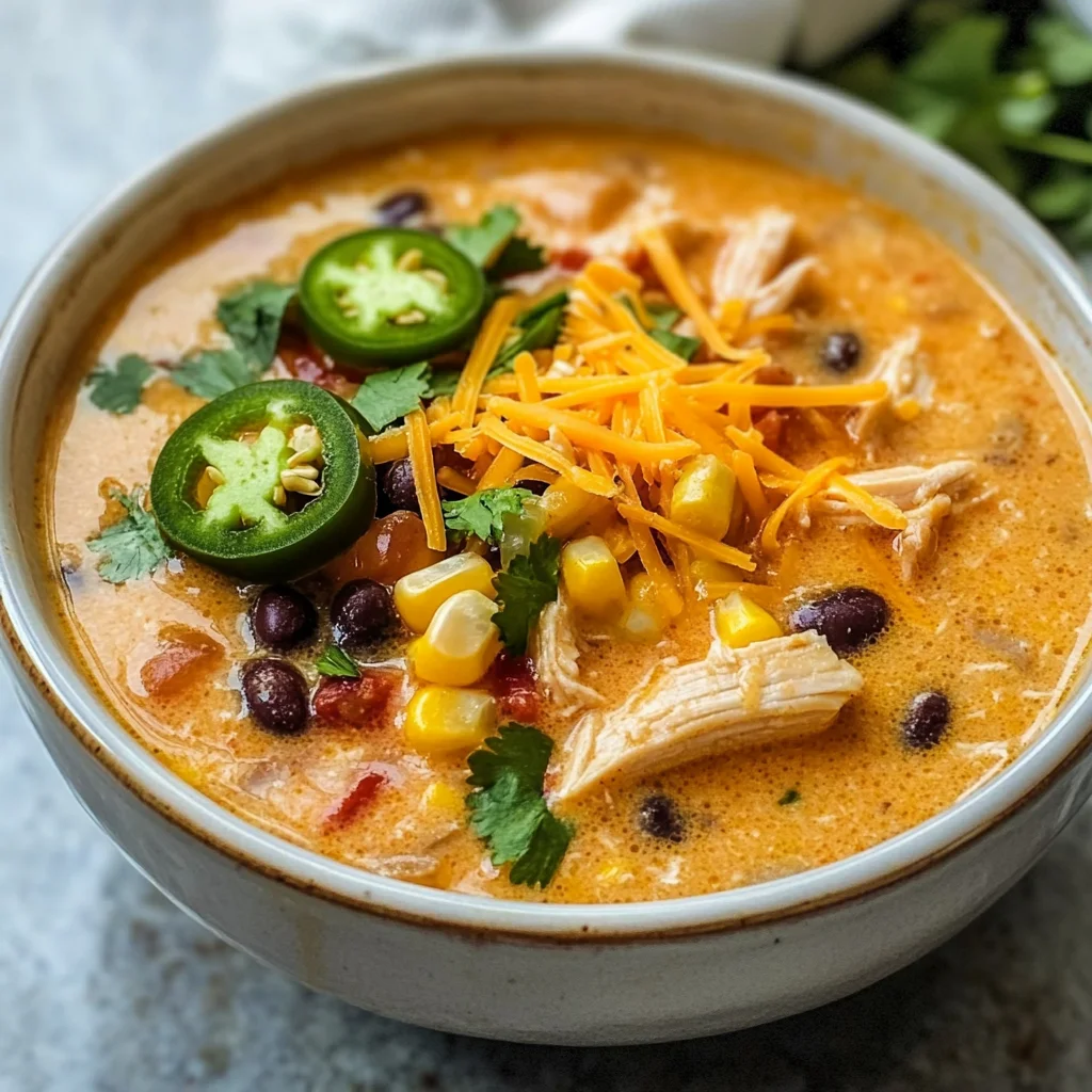 Creamy Chicken Tortilla Soup