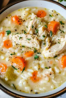 Creamy Chicken and Rice Soup
