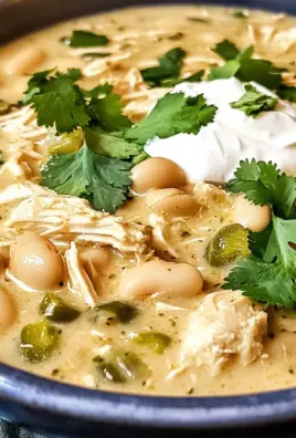 Crockpot Creamy White Chicken Chili