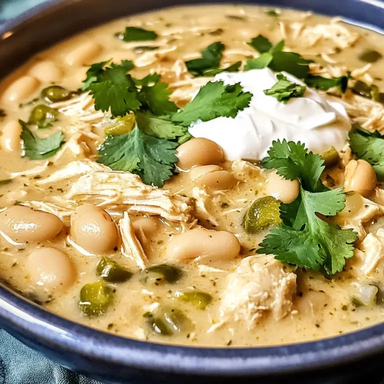 Crockpot Creamy White Chicken Chili