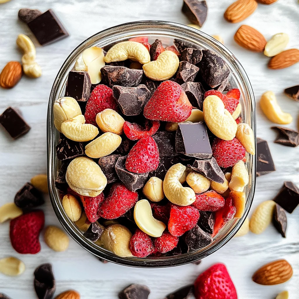 Dark Chocolate Trail Mix Recipe {Heart Healthy}