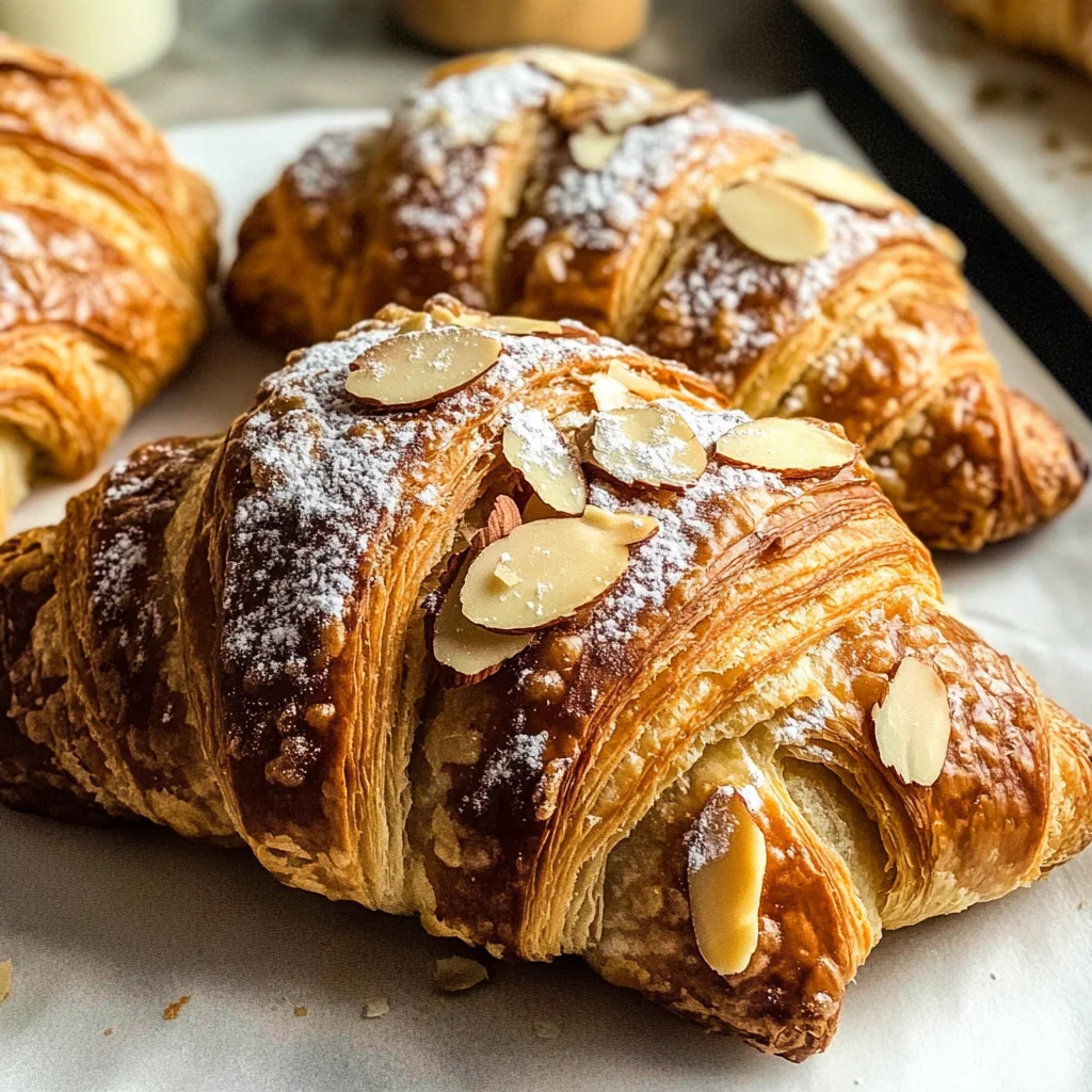 Easy Almond Croissants