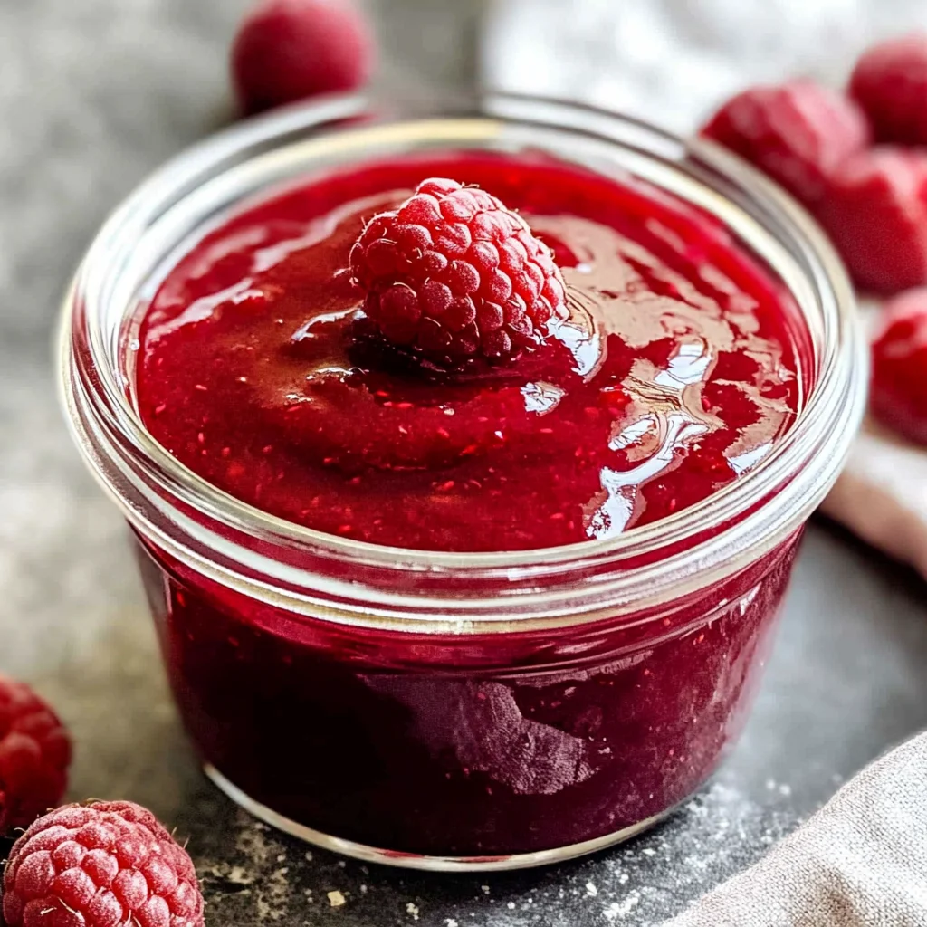 Easy Raspberry Coulis
