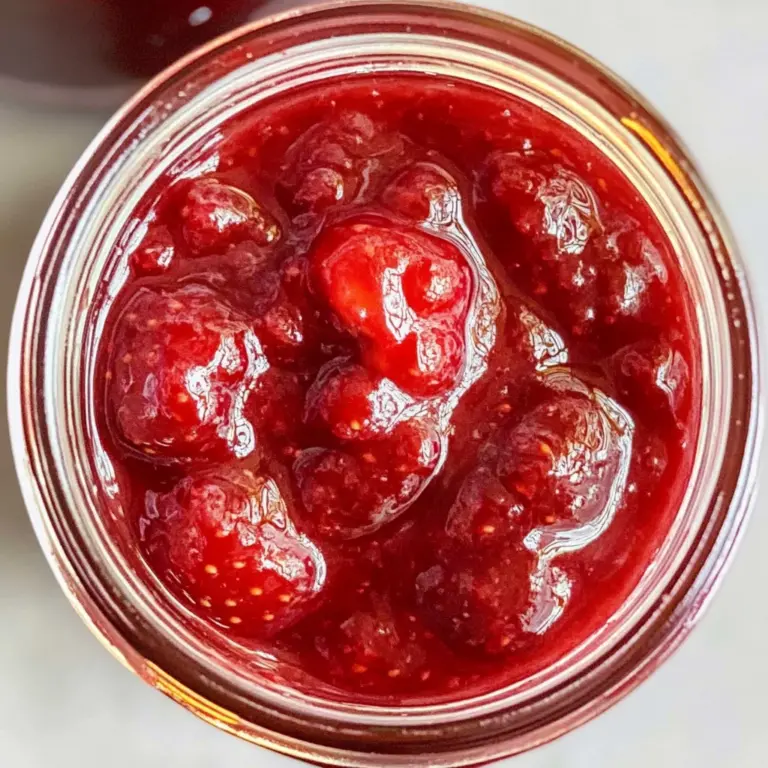 Easy Strawberry Compote