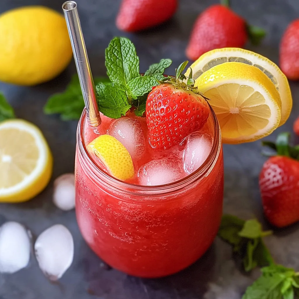 Easy Strawberry Lemonade Recipe