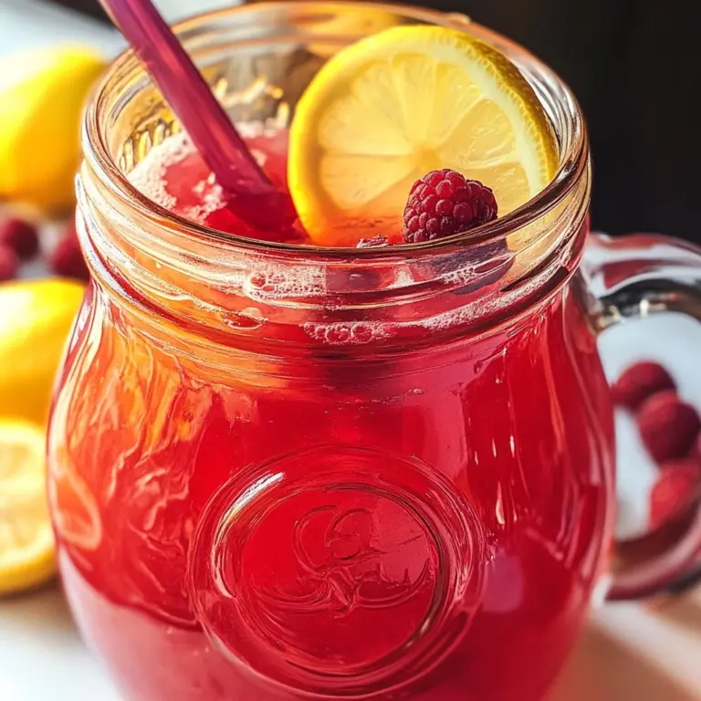 Fresh Raspberry Lemonade Recipe