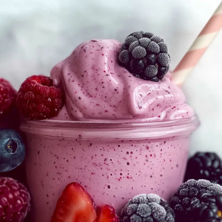 Frozen Mixed Berry Smoothie