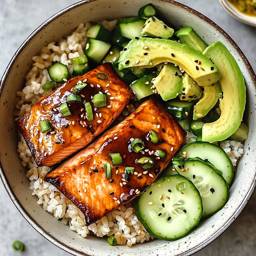 Honey Glazed Salmon Bowl: Quick, Healthy & Delicious Dinner