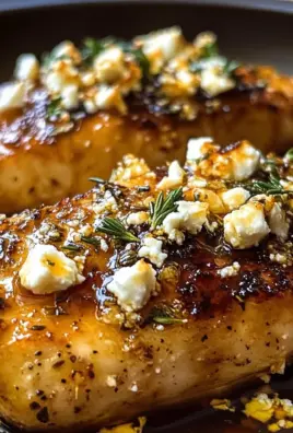 Hot Honey Infused Feta Chicken