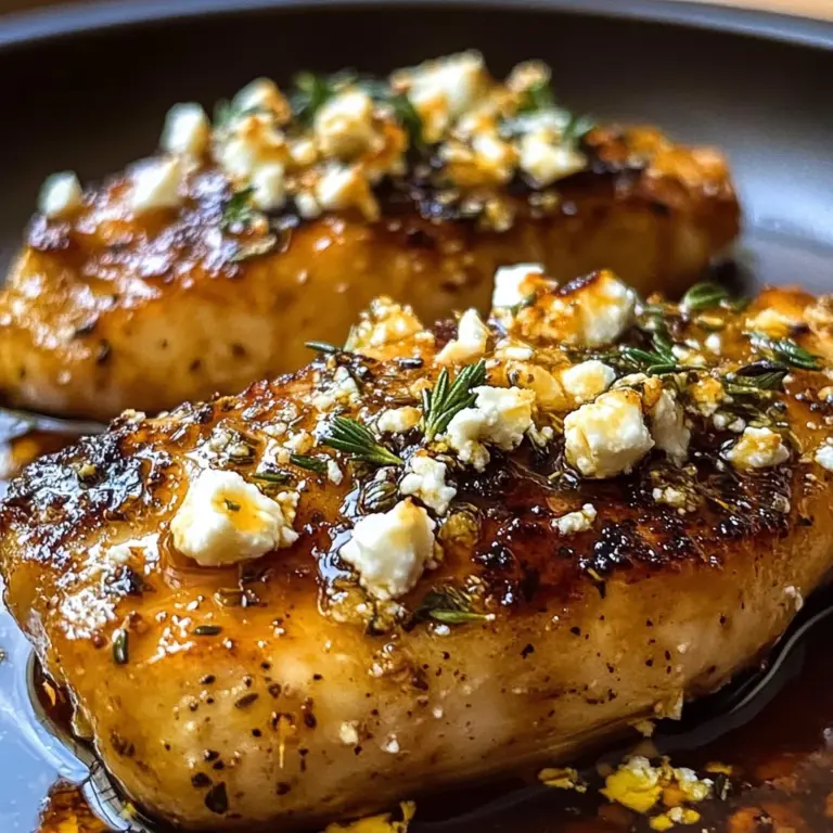 Hot Honey Infused Feta Chicken