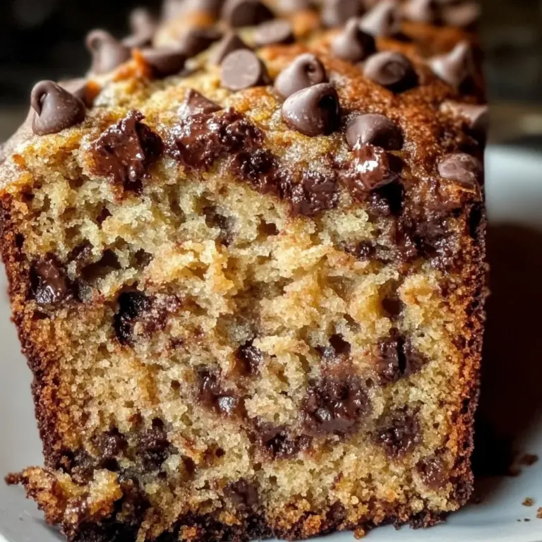 Irresistible Super Moist Chocolate Chip Banana Bread