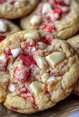 Irresistible Valentine’s Strawberry White Chocolate Cookies