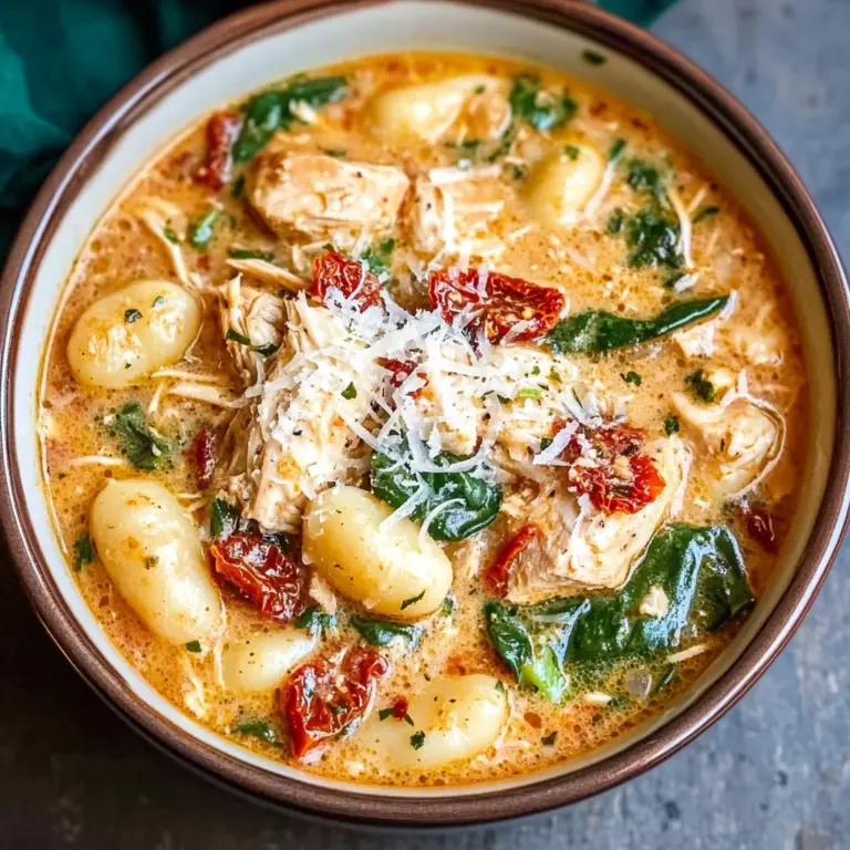 Italian Chicken Gnocchi Soup Recipe