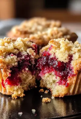 Leftover Cranberry Sauce Coffee Cake Muffins