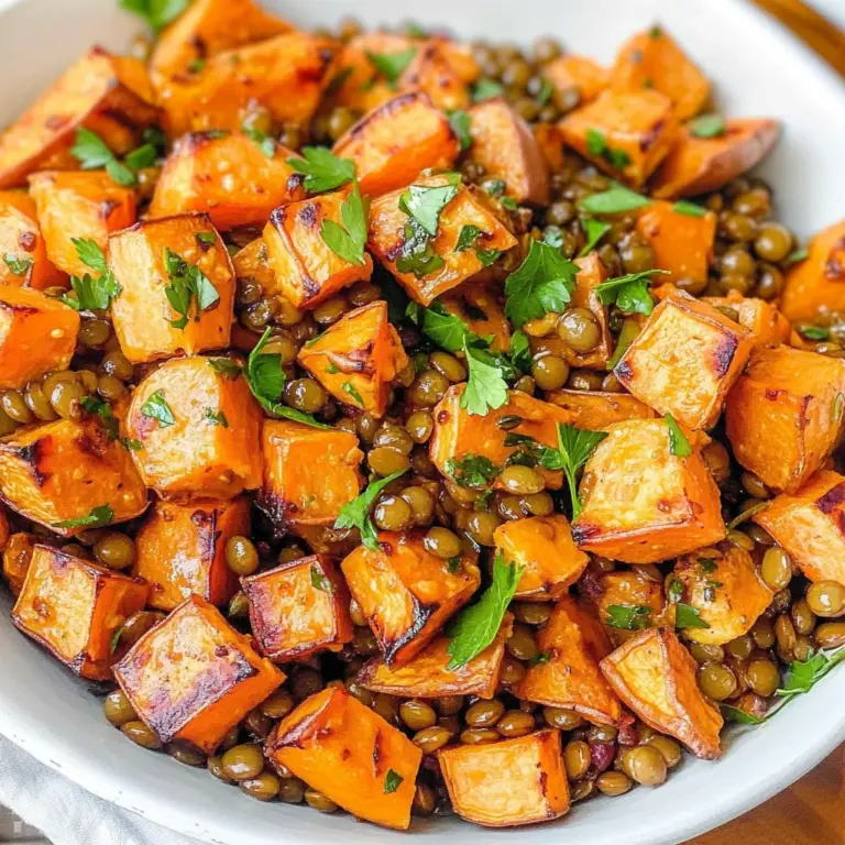Lentil Sweet Potato Salad