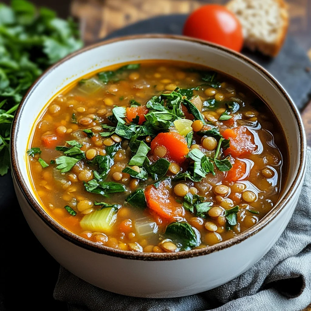 Mediterranean Lentil Soup
