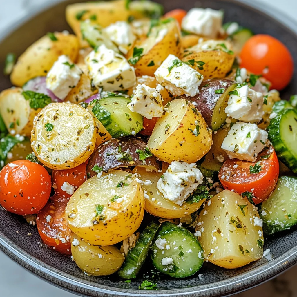Mediterranean Potato and Vegetable Salad