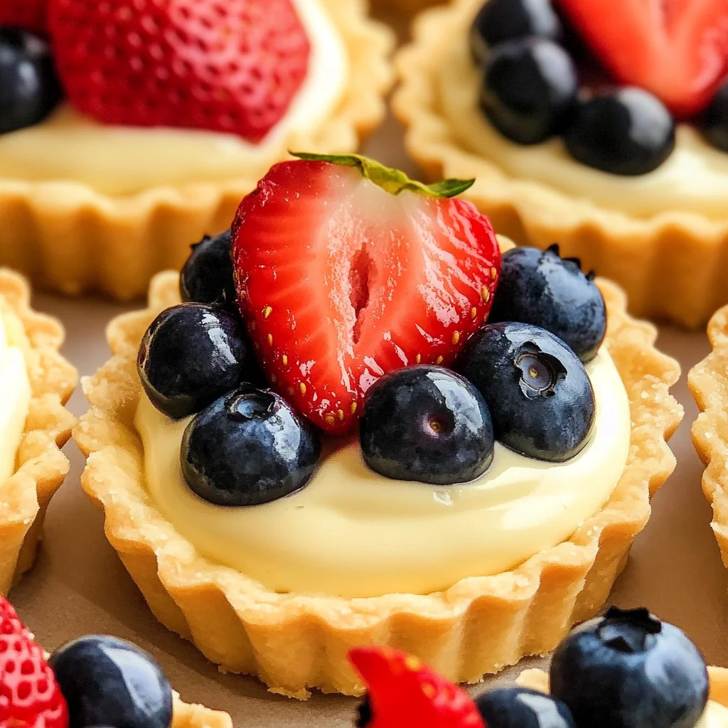 Mini Fruit Tarts With Pastry Cream