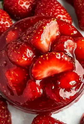 Quick Strawberry Sauce with Fresh Strawberries