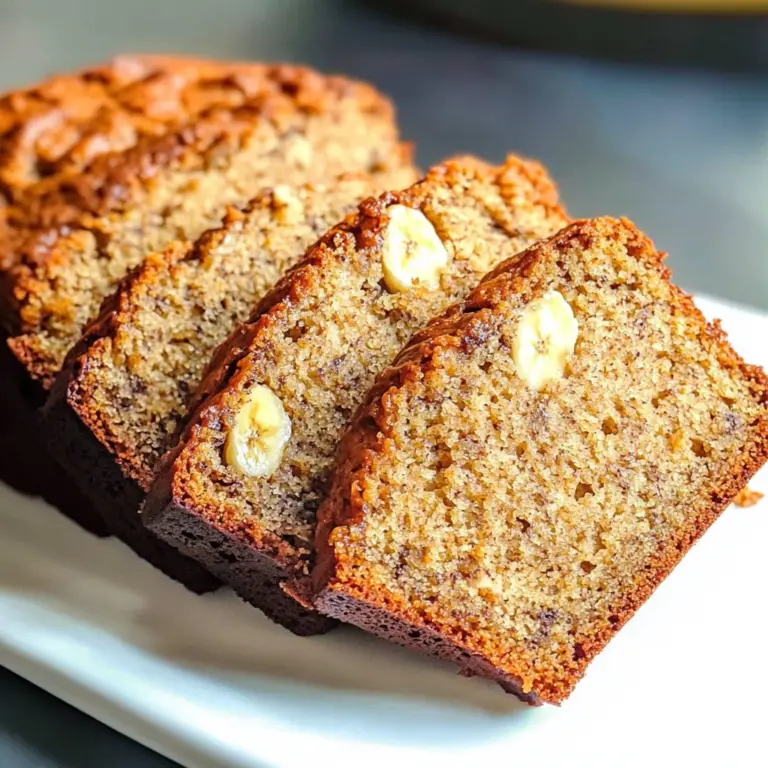 Simple Banana Bread Recipe