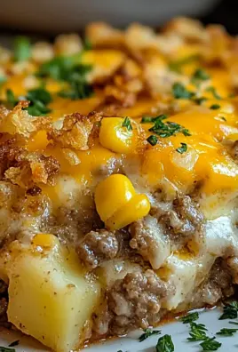 Slow Cooker Cowboy Potato Casserole