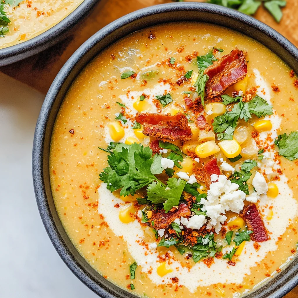 Slow Cooker Mexican Street Corn Soup