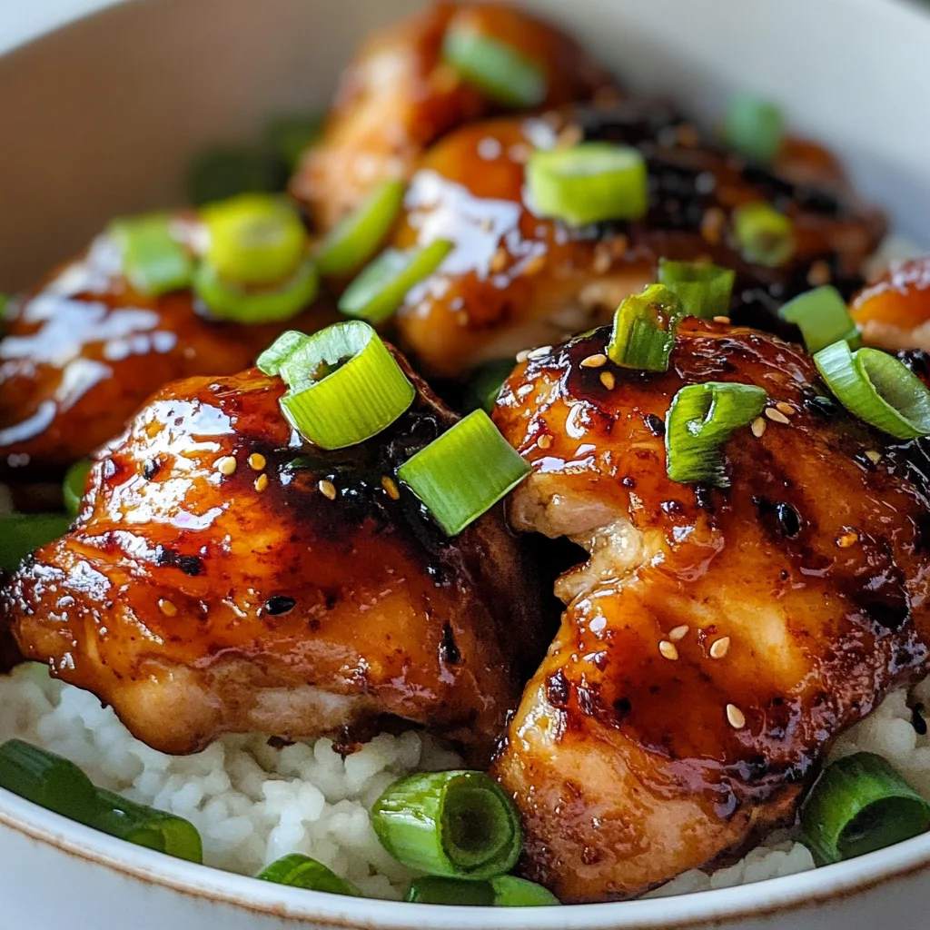 Sticky Honey Gochujang Chicken