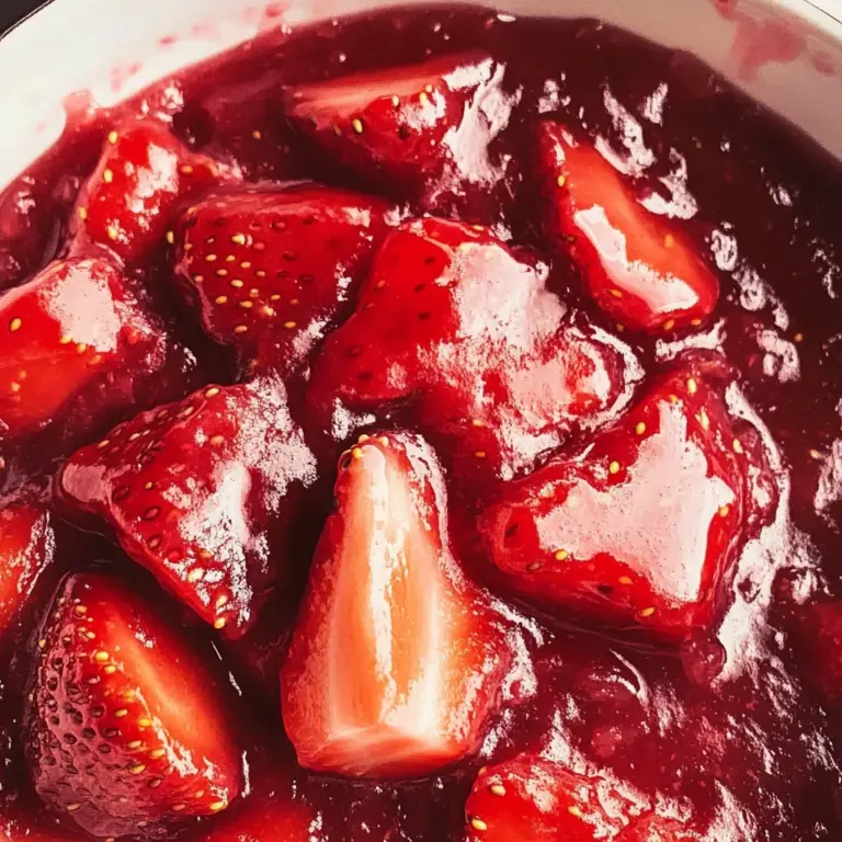 Strawberry Cake Filling (20 Minutes)