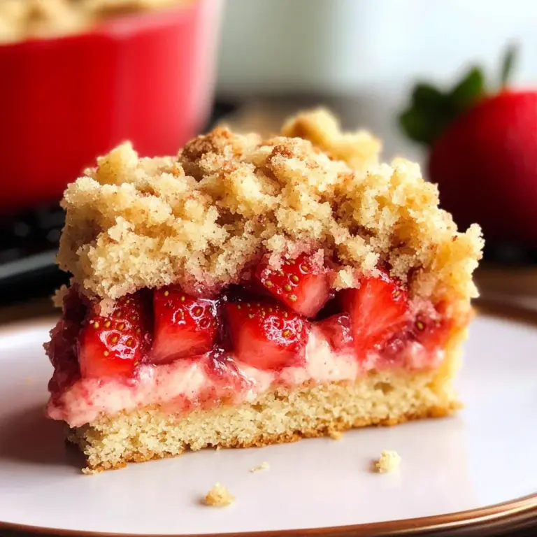 Strawberry Crumb Cake