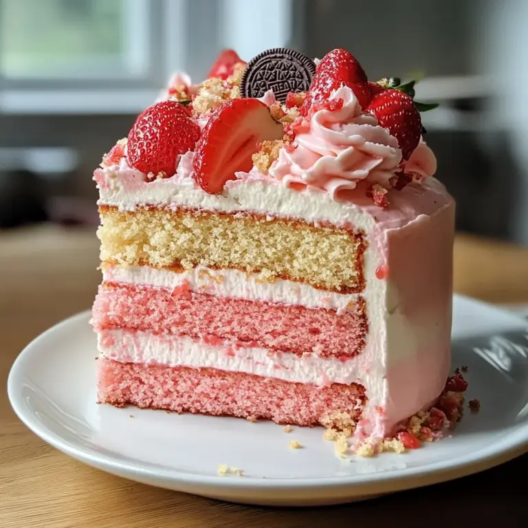 Strawberry Crunch Cake The Easiest Recipe Ever