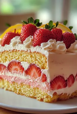 Strawberry Lemonade Cake