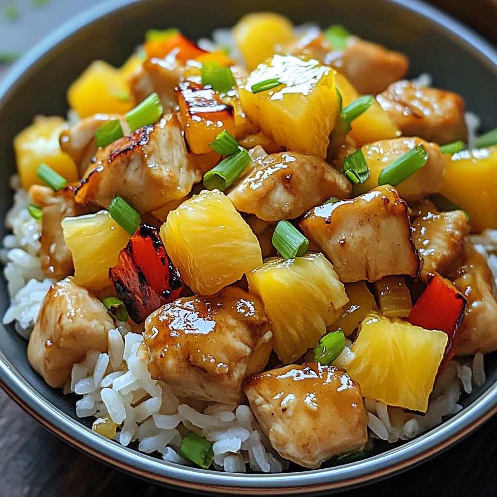 Sweet and Savory Pineapple Chicken and Rice Recipe