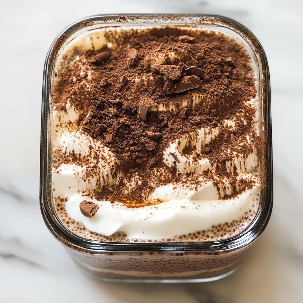 Tiramisu Chia Pudding