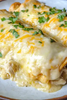 White Chicken Enchiladas